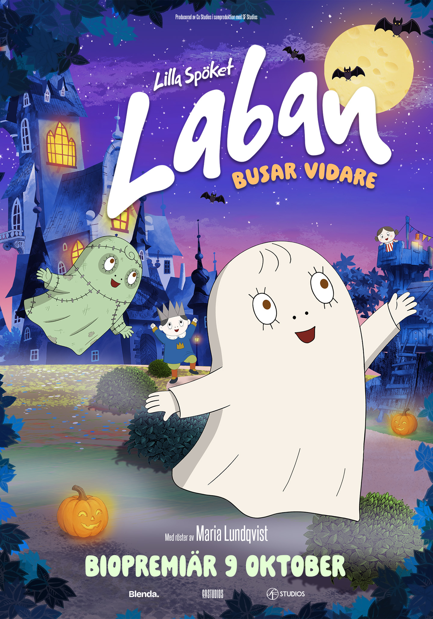 Poster: Lilla spöket Laban busar vidare