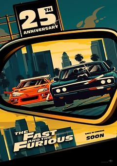 Poster: The Fast and the Furious - 25 års Jubileum